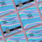 Instagram Qrコードホログラフィックソーシャルメディア後を追 スクエア名刺