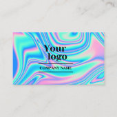 Instagram Qrコードホログラフィックソーシャルメディア後を追 名刺 (正面)