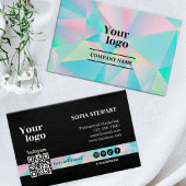 Instagram Qrコードホログラフィックソーシャルメディア後を追 名刺