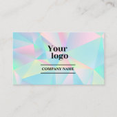 Instagram Qrコードホログラフィックソーシャルメディア後を追 名刺 (正面)