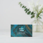 Instagram Qrコードマーブルモダンアはっきりしたゲート 名刺 (スタンド正面)