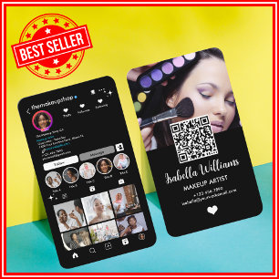 Instagram QRコード名刺 名刺