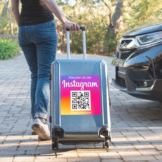 Instagram QRコード シール (スーツケースインサイチュ)