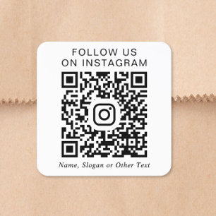 Instagram QRコード スクエアシール