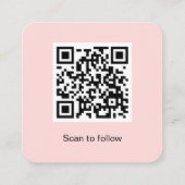 Instagram QRコード ビジネスカード | カスタマイズ可能 (裏面)
