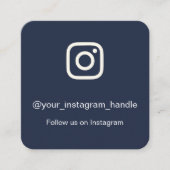Instagram QRコード ビジネスカード | カスタムソーシャル (正面)