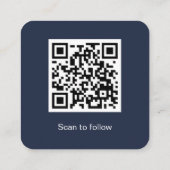 Instagram QRコード ビジネスカード | カスタムソーシャル (裏面)