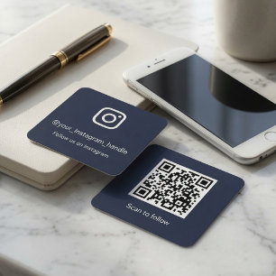 Instagram QRコード ビジネスカード カスタムソーシャル