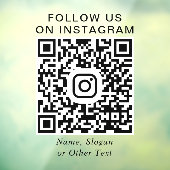 Instagram QRコード プロモーション ウィンドウサイン (シート3)