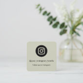 Instagram QRコード 名刺 | カスタマイズ (スタンド正面)