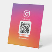 Instagram QR display 台座サイン (正面)