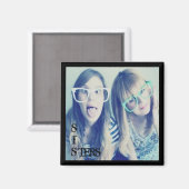 instagram sistersフォトマグネット マグネット (正面/裏面)