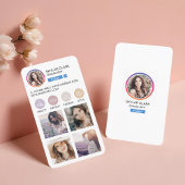 Instagram Social Mediaプロファ後を追イルフォトグリッド 名刺