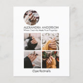 Instagram Social Mediaプロフィール写真コラージュ チラシ (正面)