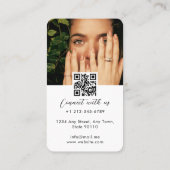 Instagram Social Mediaプロフィール写真コラージュ 名刺 (裏面)