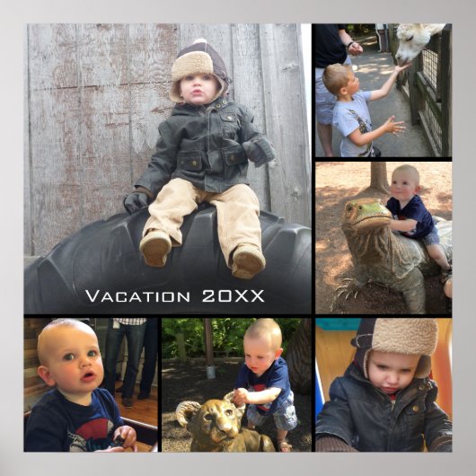 Instagram Squareフォトコラージュ ポスター (正面)