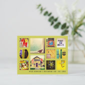 Instagram Square Photo Collage POSの作成 ポストカード (スタンド正面)