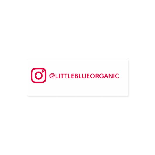 Instagram Stamp | Your Instagram Name セルフインキングスタンプ (デザイン)