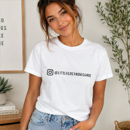 Instagram Tシャツ | IGハンドル ビジネスTシャツ