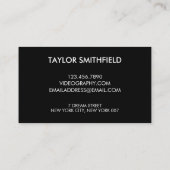 Instagram Twitter Facebookの名刺 名刺 (裏面)