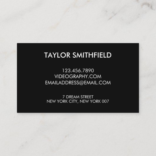 Instagram Twitter Facebookの名刺 名刺 (裏面)