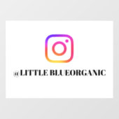 Instagram Window Clings| Your Instagram Name  ID ウィンドウサイン (シート)