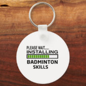 Installing Badminton Skills キーホルダー (正面)