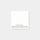 Installing Courage Post-It ポストイット (正面)