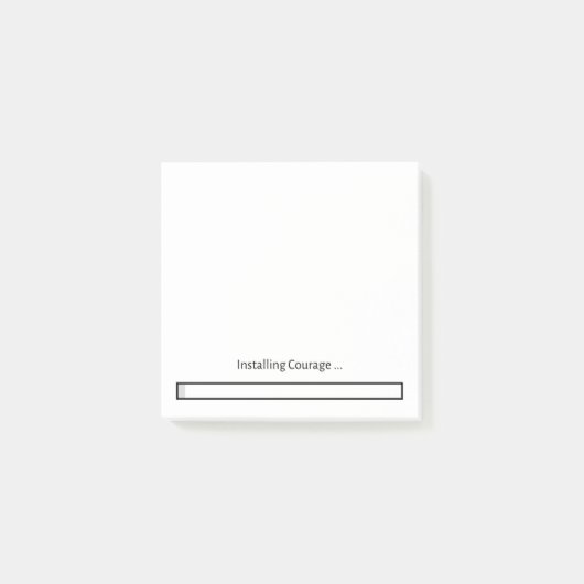 Installing Courage Post-It ポストイット (正面)