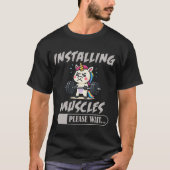 Installing Muscle Fitness Tシャツ (正面)