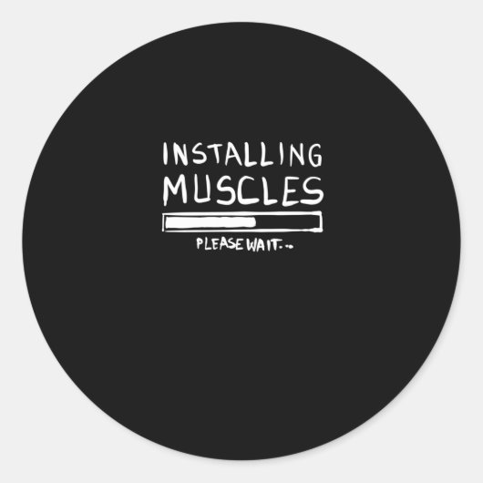 Installing Muscles ラウンドシール (正面)
