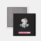 Installing Muscles Unicorn Weight Lifting Fitness  マグネット (正面/裏面)