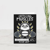 Installing muscles wait panda loading 67 gym カード (正面)