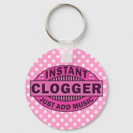 Instant Cloggerが音楽ピンクを追加 キーホルダー