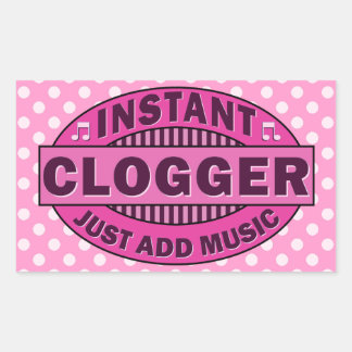 Instant Cloggerが音楽ピンクを追加 長方形シール