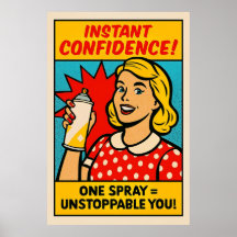 Instant Confidence Spray – Pop Art Empowerment