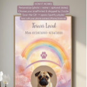 Instant Download Printable Rainbow Bridge Dog ポスター
