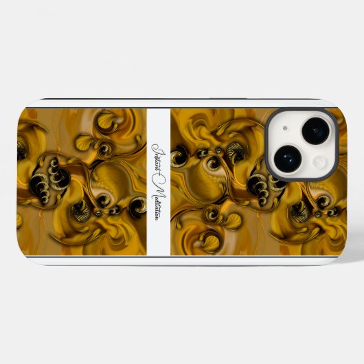 "Instant Meditation", Apple iPhone 14ケース Case-Mate iPhoneケース (裏面 (横))