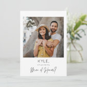 Instant Photo Be My Man Of Honor Proposal 招待状 (スタンド正面)