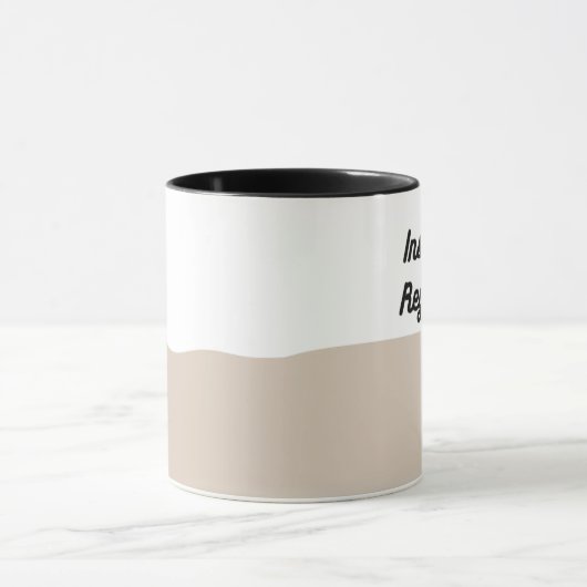 Instant Regret Mug – Funny Coffee Cup マグカップ (中央)