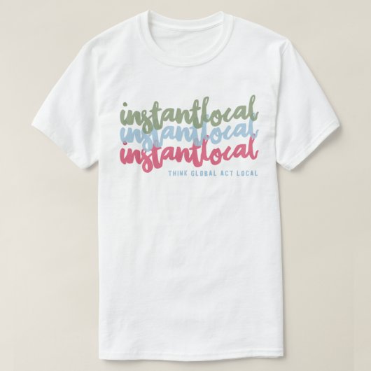 InstantLocal 3x Tシャツ (デザイン正面)