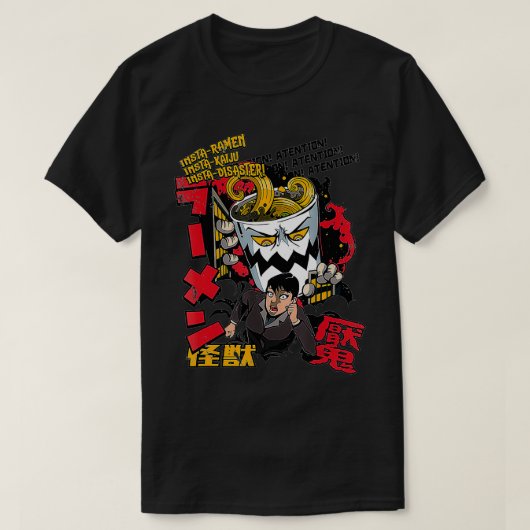 InstaRamen Monster Tシャツ (デザイン正面)