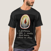 Instead of Cursing the Darkness Light a Candle Tシャツ (正面)