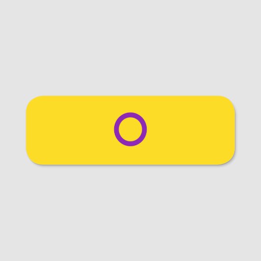 Instersex Flag 名札 (正面)