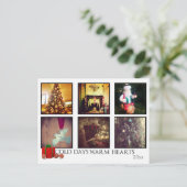 instramクリスマスフォトポストカード シーズンポストカード (スタンド正面)