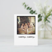 instramフォトクリスマスカード シーズンポストカード (スタンド正面)