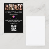 instramフォトグラファー写真コラージュqrコード 名刺 (正面/裏面)