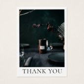 Instruction Candle気に Thank You Photo Card (正面)