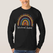Instructional Assistant Boho Rainbow Graduation Ap Tシャツ (正面)