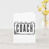 Instructional Coach Back To School Matching Group カード (黄色い花)